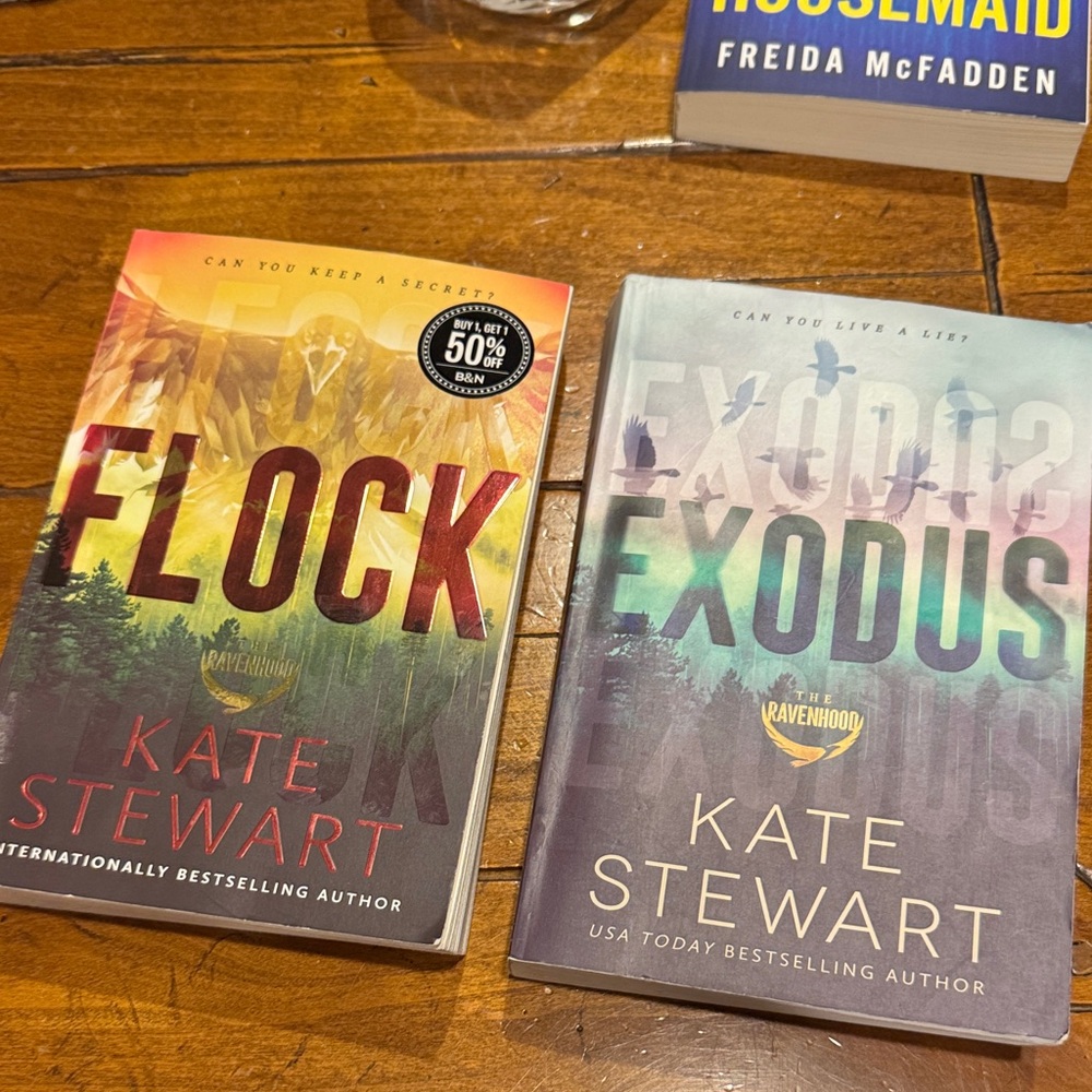 Flock and Exodus Books by Kate Stewart